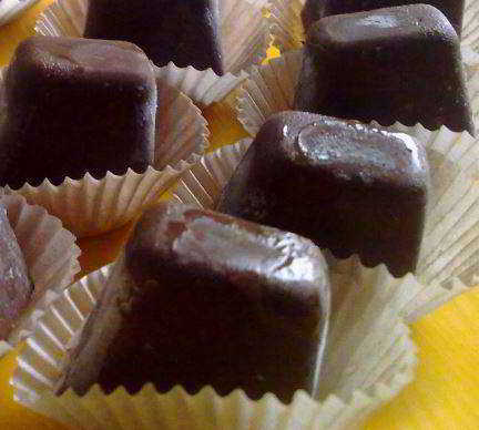 bombones chocolate caseros