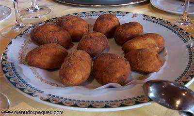 receta para elaborar croquetas de castaña