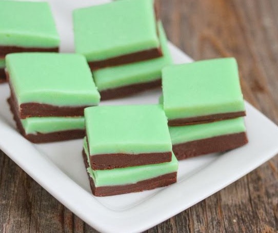 Receta para hacer Fudge Chocolate y Menta