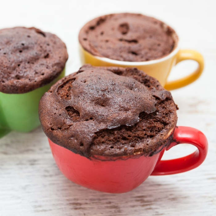 mug cake chocolate receta