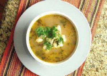 rica sopa de pescado. recetas t&iacute;picas canarias