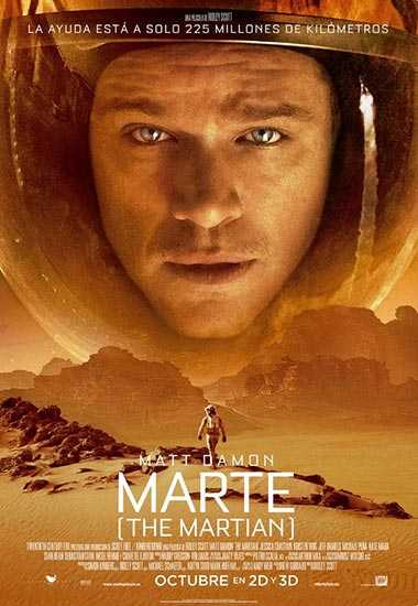 Estreno en España de la película Marte (The Martian)