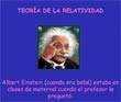 la teoría de la relatividad de Albert Einstein baby einstein