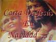 presentaciones pps. Carta de Jes&uacute;s en Navidad