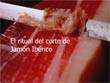 presentaciones pps. Cómo Cortar el Jamón Ibérico
