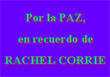 Power point, pps, gratis. Por la Paz, Rachel Corrie