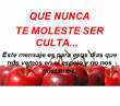 Power point, pps, gratis. Que nunca te moleste ser Culta