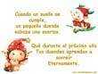 Tarjetas para felicitar la navidad. Cuando un sue&ntilde;o se cumple, un peque&ntilde;o duende esboza una sonrisa. Qu&eacute; durante el pr&oacute;ximo a&ntilde;o tus duendes aprendan a sonreir eternamente.