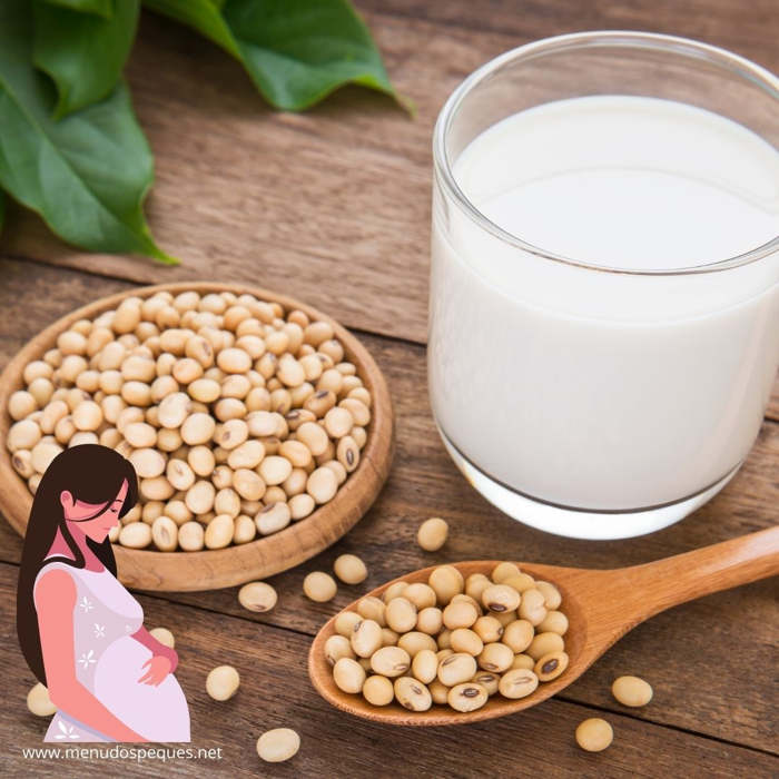 ¿Puede una mujer embarazada tomar leche de soja? embarazo
