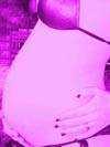 B&aacute;rbara con Bruno en su panza