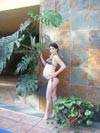 B�rbara con Bruno en su panza. im&aacute;genes de embarazadas. bonitas fotos de embarazo