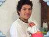 Mishel con su papi