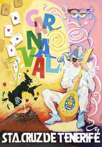 Cartel para el Carnaval 2008 de Tenerife, Islas Canarias