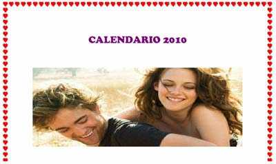 Calendarios infantiles de la saga crepusculo