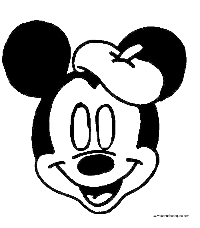 careta para el Carnaval de los m&aacute;s peque&ntilde;os de la casa - Careta de Mickey Mouse