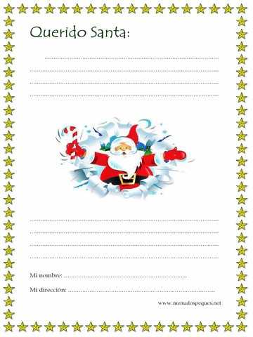 carta para papa noel