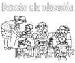 Fichas para el D&iacute;a del Ni&ntilde;o. Derecho a la Educaci&oacute;n.