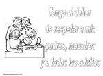 Fichas para el D&iacute;a del Ni&ntilde;o. Deberes de los Ni&ntilde;os.