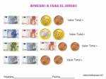 Ficha infantil Aprendo a Usar el Dinero.