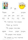 Ficha infantil Lectura, aprender a leer.
