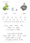 Ficha infantil Lectura, aprender a leer.