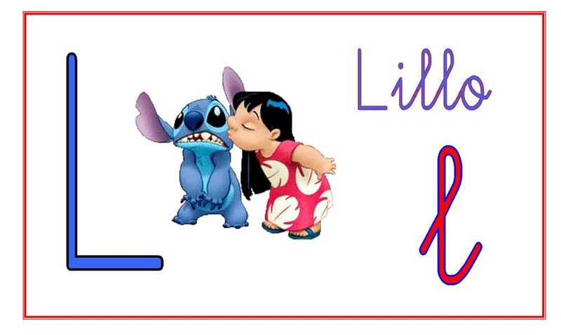 Aprender las letras con Disney - Letra L