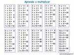 completar tablas multiplicar