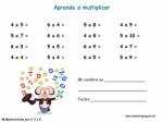 Multiplicar por 4, 5 y 6