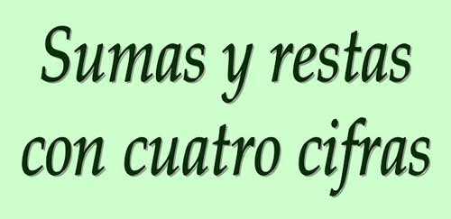 Ficha infantil Primeras Operaciones - Sumas y Restas.