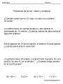 problemas Sumar, restar y multiplicar 