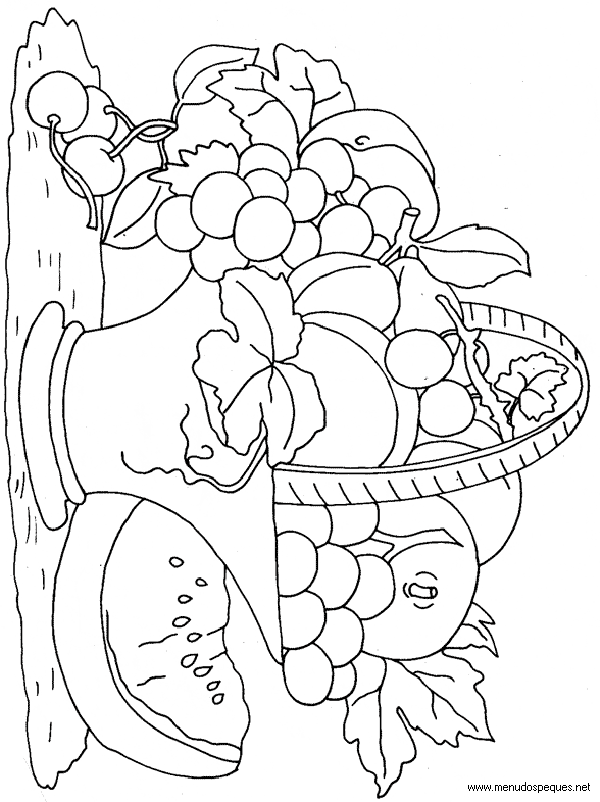 lamina para colorear del D&iacute;a de la Alimentaci&oacute;n. para colorear