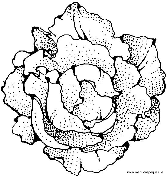 lamina para colorear del D&iacute;a de la Alimentaci&oacute;n. para colorear. Verduras