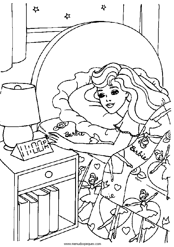 l&aacute;minas dibujos para imprimir Dibujos de La Barbie y Ken