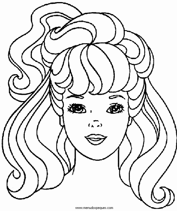 l&aacute;minas dibujos para imprimir Dibujos de La Barbie y Ken