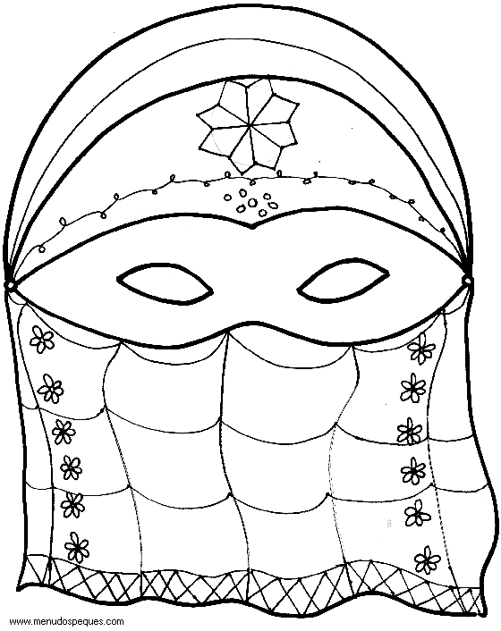 l&aacute;minas dibujos para imprimir y colorear Carnaval. Carnavales