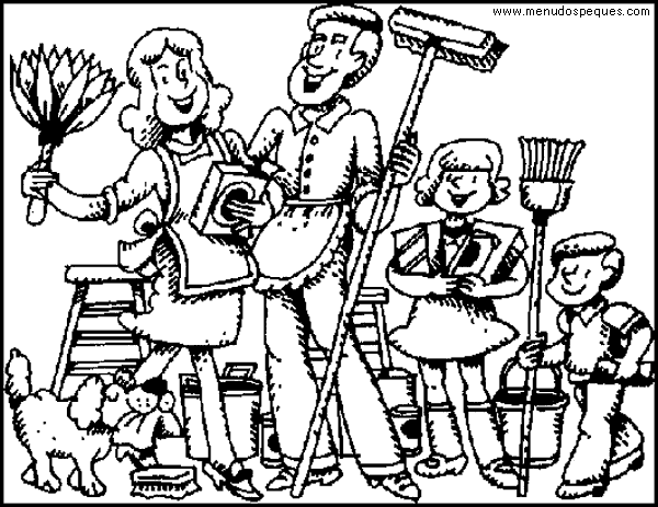 l&aacute;minas dibujos para imprimir Dibujos del D&iacute;a de La Familia