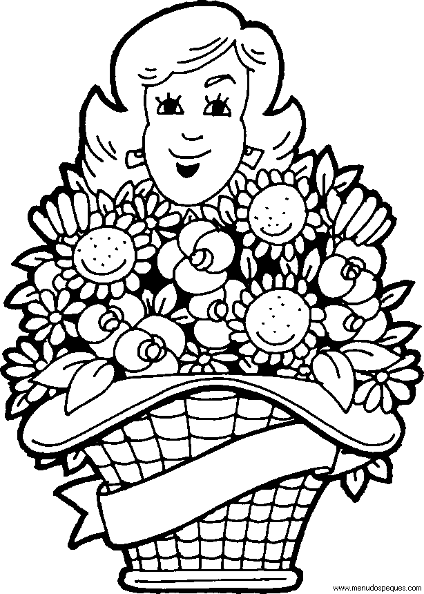 l&aacute;minas dibujos para imprimir Dibujos del d&iacute;a de la madre