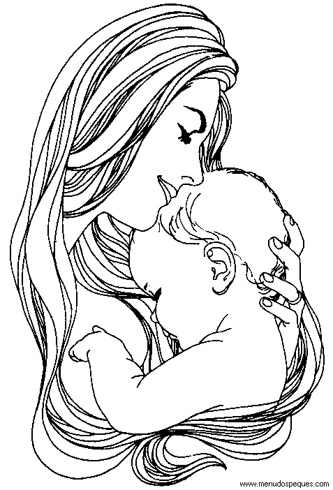 l&aacute;minas dibujos para imprimir Dibujos del d&iacute;a de la madre