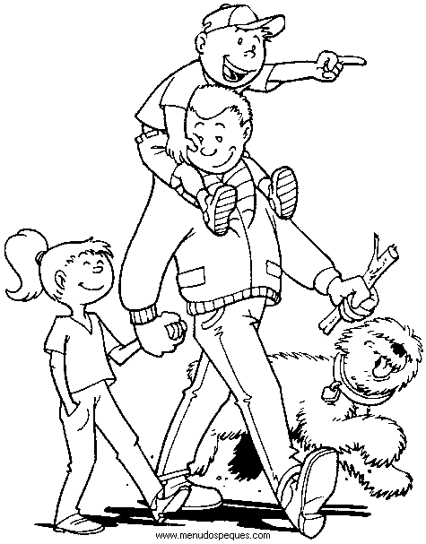 l&aacute;minas dibujos para imprimir del dia del padre 03