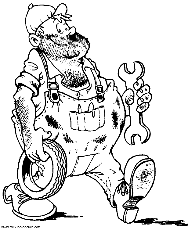 l&aacute;minas dibujos para imprimir Dibujos del d&iacute;a del Trabajo