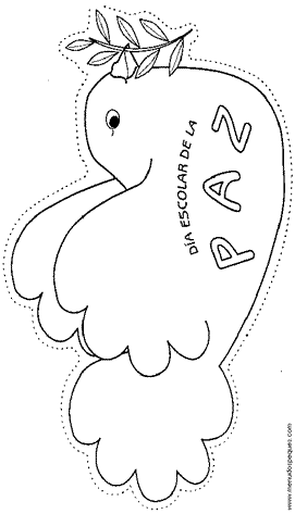 l&aacute;minas dibujos para imprimir del dia de la paz 04