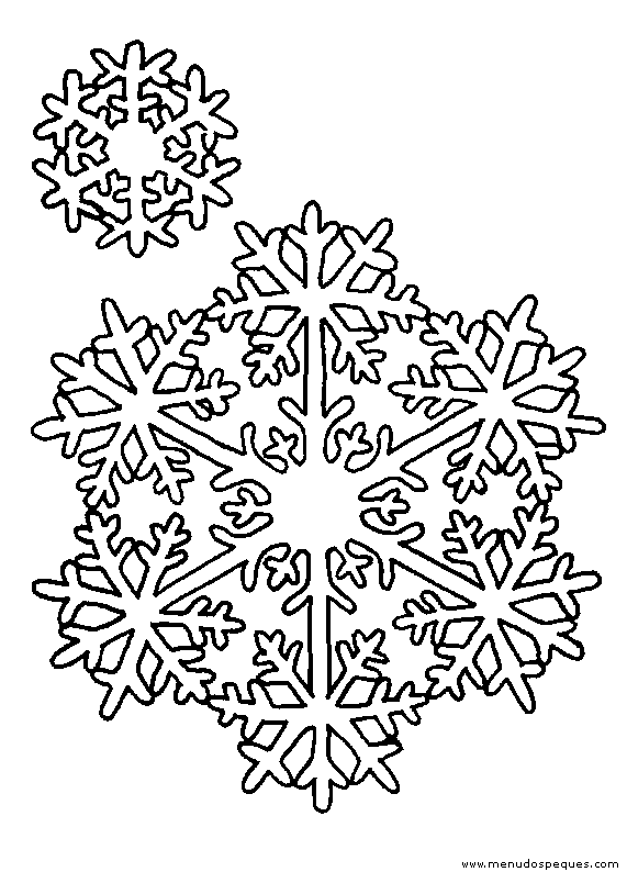 lamina para colorear del invierno 19