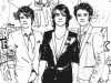 laminas para colorear Jonas Brothers. pintar Jonas Brothers