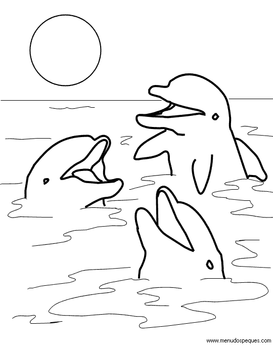 L&aacute;mina para Imprimir y Colorear Dibujos de El Medio Ambiente. Paisajes y animales gratis