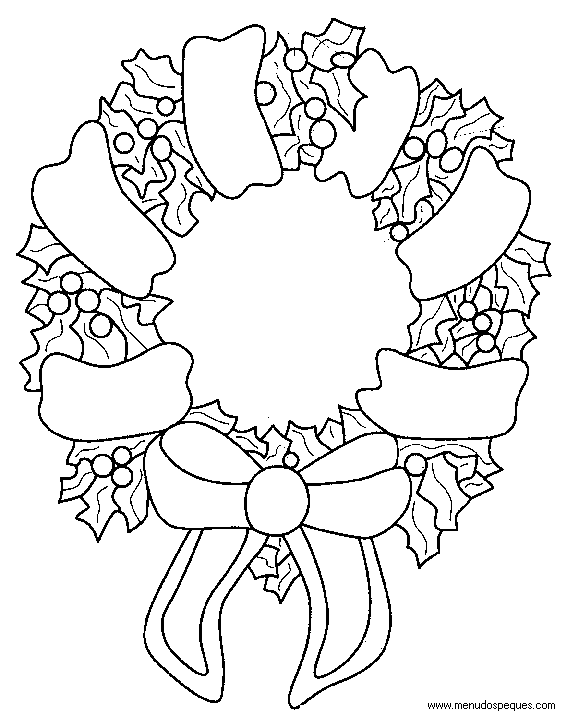 lamina para colorear Adornos de Navidad 14