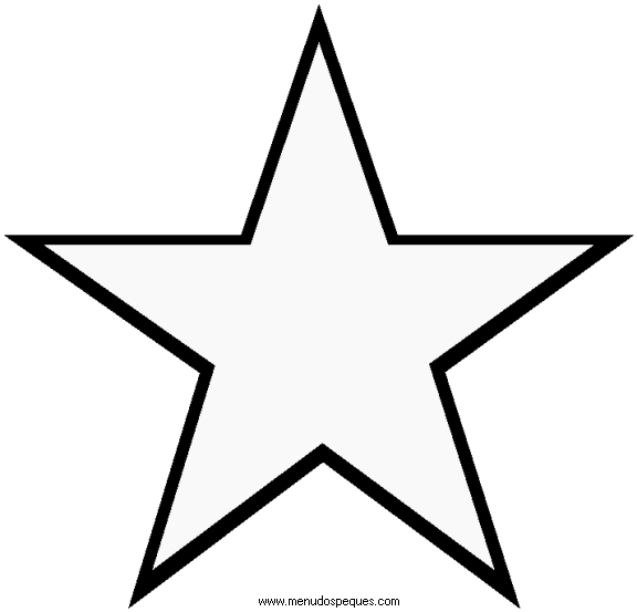 lamina para colorear de Estrella navide&ntilde;a 04