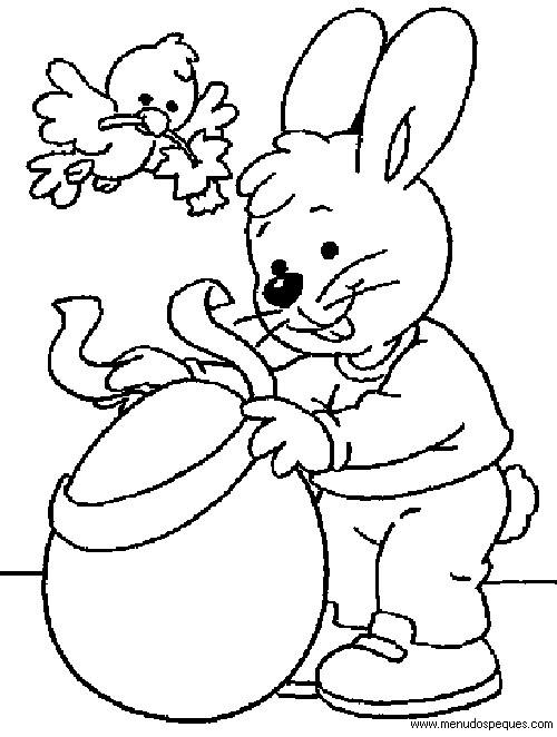 l&aacute;minas dibujos para imprimir especial pascua