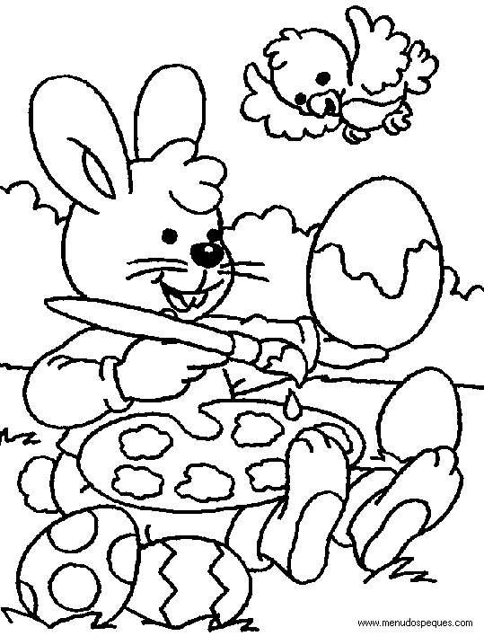 l&aacute;minas dibujos para imprimir especial pascua