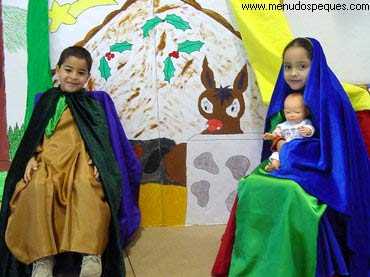 imagen de un teatro infantil en navidad