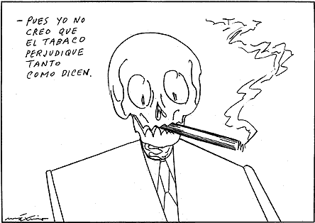 dibujo para colorear para el dia sin tabaco. Esqueleto fumando cigarros. Cigarrillos. Caja de cigarros